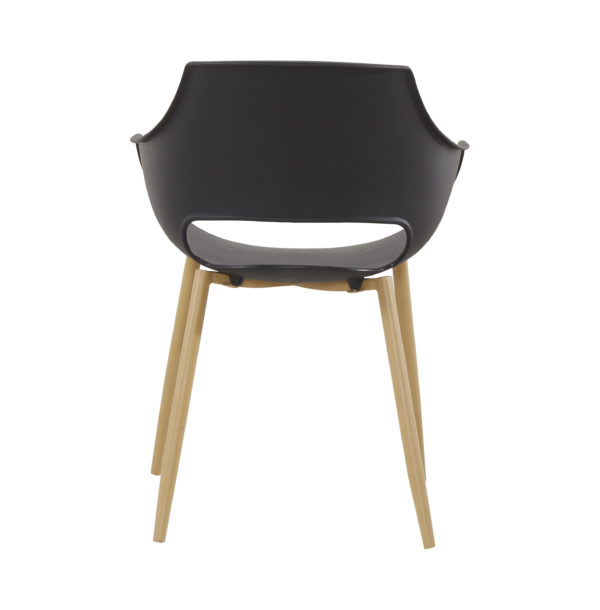 Zwarte design stoelen