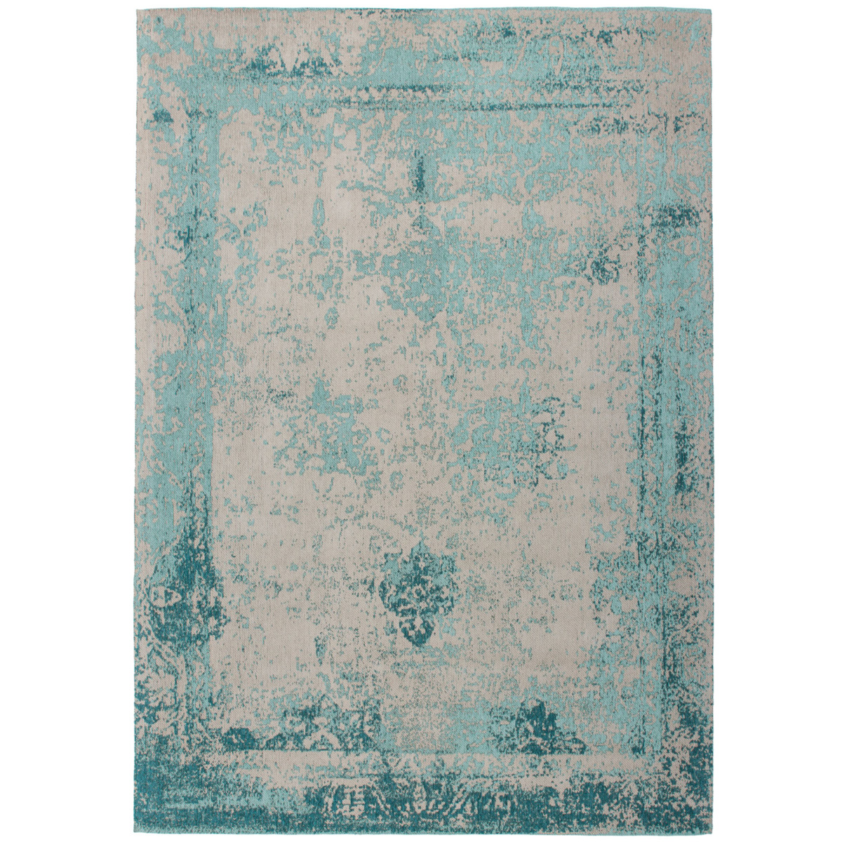 Watt Tom Audreath Concreet Turquoise vintage tapijt kopen? | Vloerkleden | kameraankleden.nl