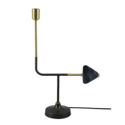 Tafellamp Calia Zwart-Goud