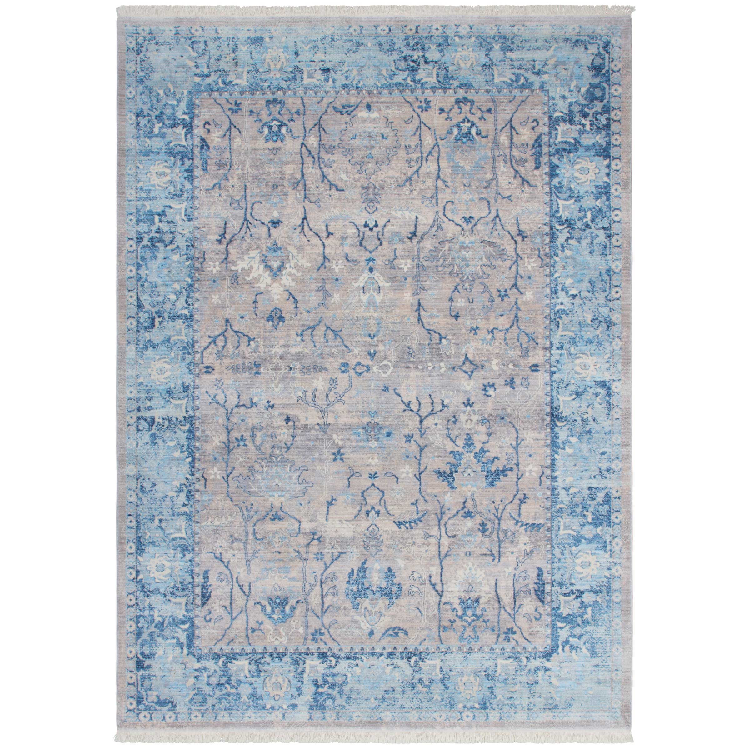 Beste Turquoise blauw Perzisch vloerkleed kopen? | Blauwe Perzische tapijten IZ-27