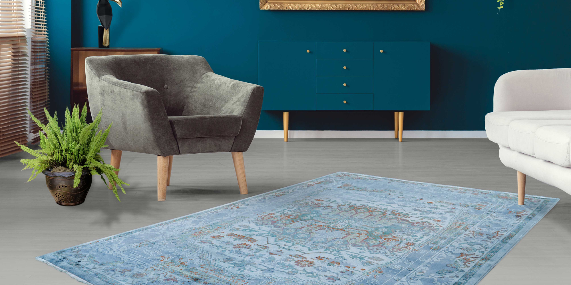 Ontdekking Bedelen Suri Blauw vintage tapijt kopen? | Blauwe vintage tapijten | Kameraankleden.nl