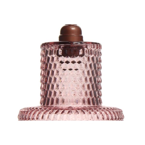 Roze glazen Hanglamp Mano