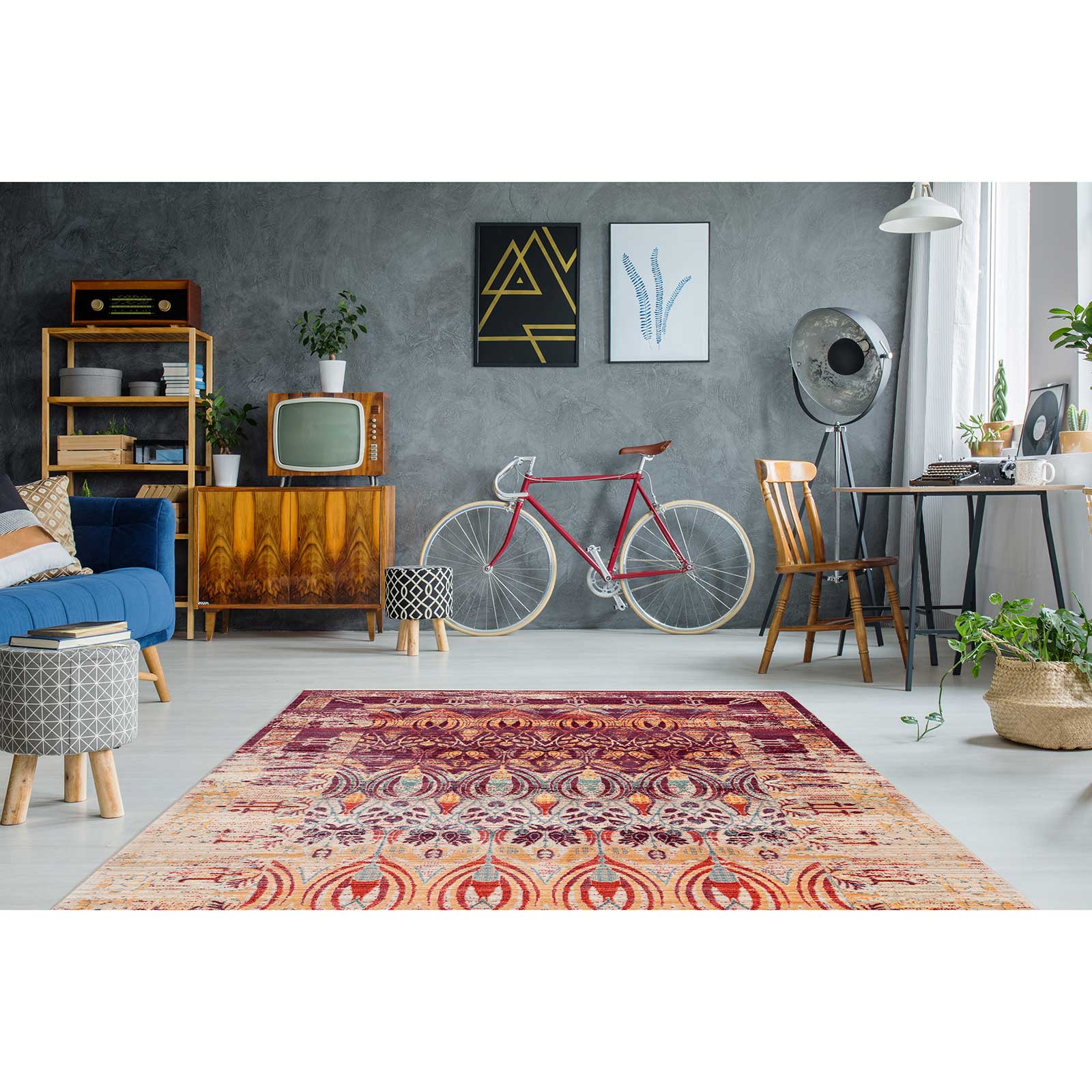 Vintage design tapijt | Vloerkleden | kameraankleden.nl