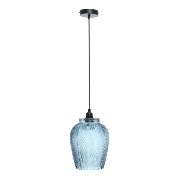 Luxe blauwe hanglamp Bibi
