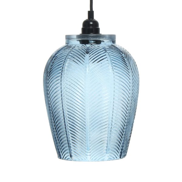 Luxe blauwe hanglamp Bibi