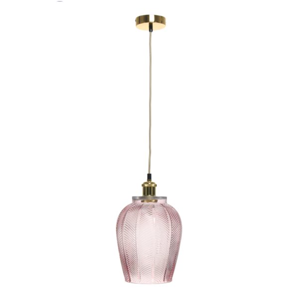 Luxe roze hanglamp Bibi
