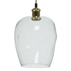 Transparante glazen design hanglamp Vince