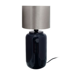Moderne donkerblauwe tafellamp Arno