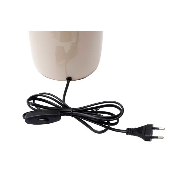 Moderne ivoren tafellamp Arno