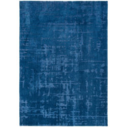 Blauw modern vloerkleed Structures - Louis De Poortere