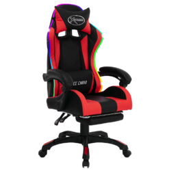 Rode gaming chair met LED