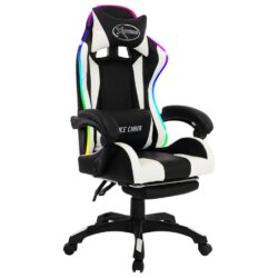 Witte gaming chair met LED