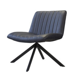 Design fauteuil blauw Daan