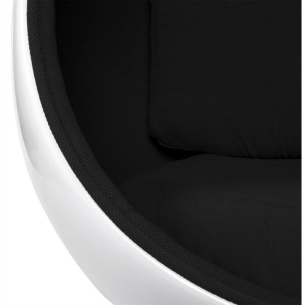Design fauteuil zwart wit