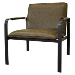Groene vintage fauteuil Lester