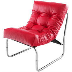Lounge fauteuil rood