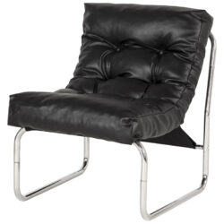 Lounge fauteuil zwart