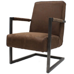 Vintage-fauteuil-bruin
